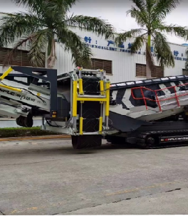 南方路機(jī)移動(dòng)破及混凝土制沙樓