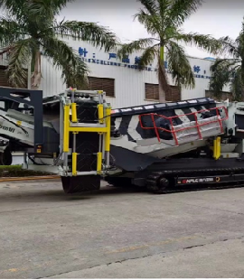 南方路機(jī)移動(dòng)破及混凝土制沙樓